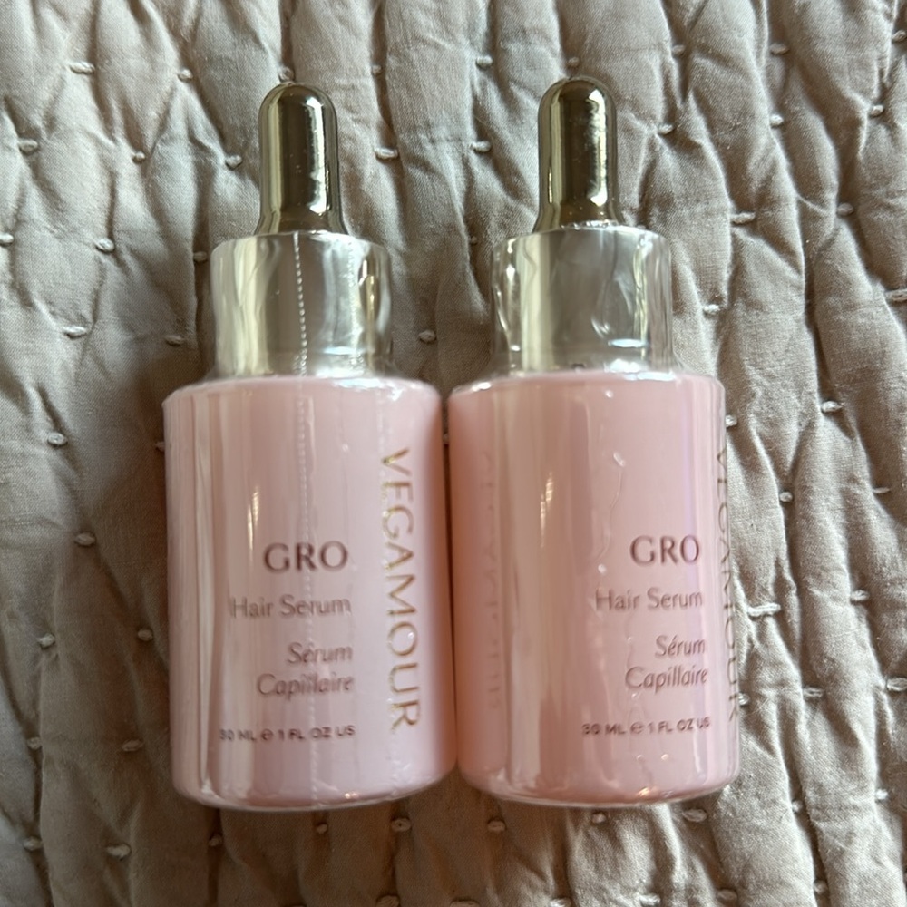 Vegamour GRO Hair Serum- 2 Unopened Bottles
